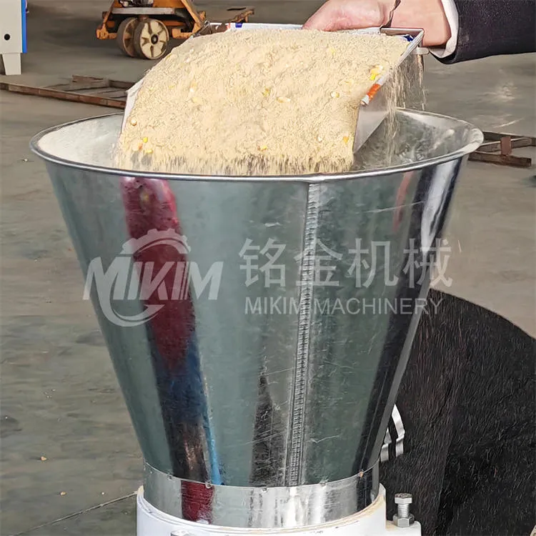 Parranda go'shti uchun pellet tayyorlash mashinasi