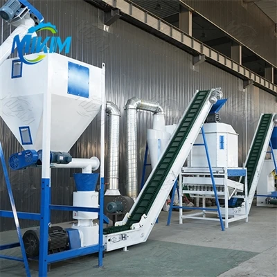 Poultry feed production line